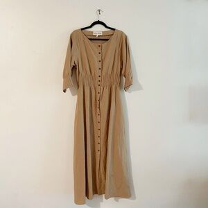 Mara Hoffman Amia tencel and linen dress, size 6